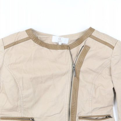 Womens UK Size 10 CC Beige Jacket