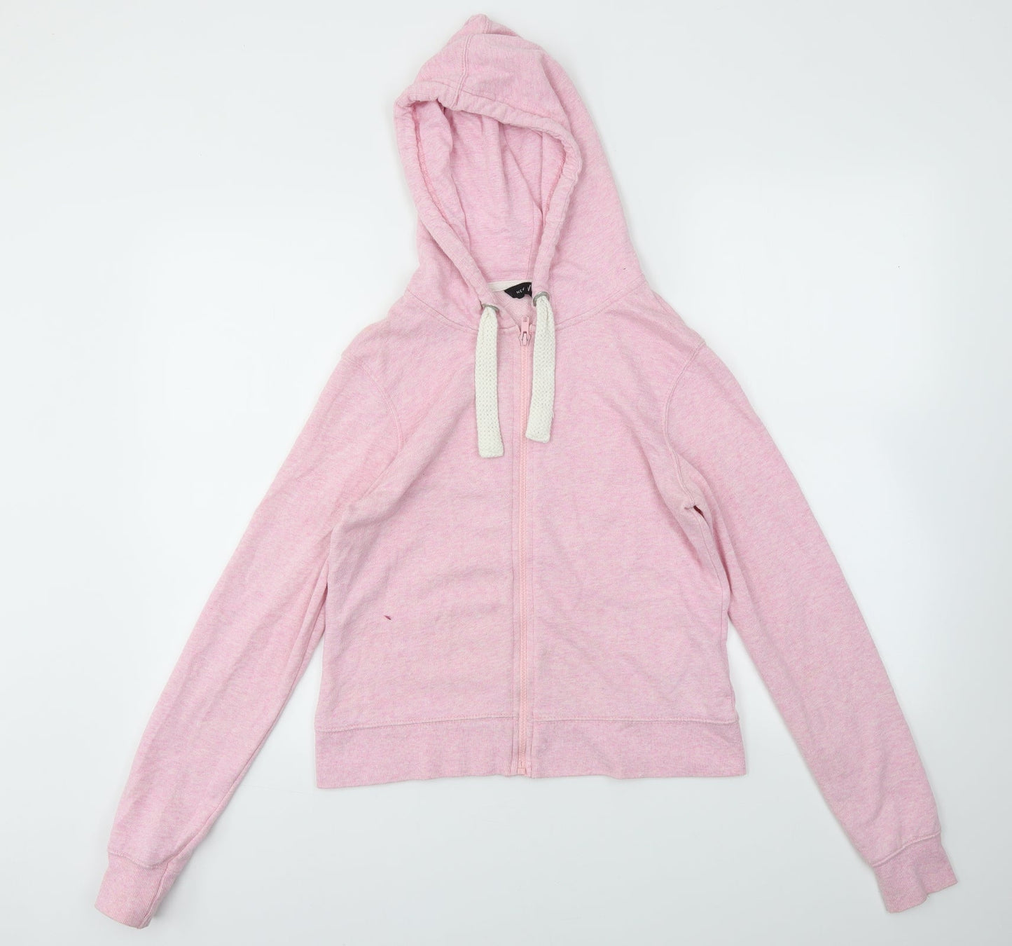 Womens UK Size 10 NEW LOOK Pink Full Zip Jumper