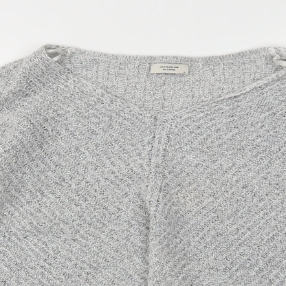 JACQUELINE  Womens Grey   Pullover Jumper Size M