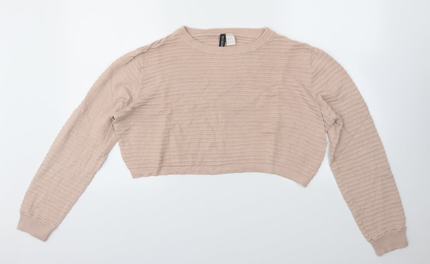 Womens UK Size L H&M Orange Pullover Jumper