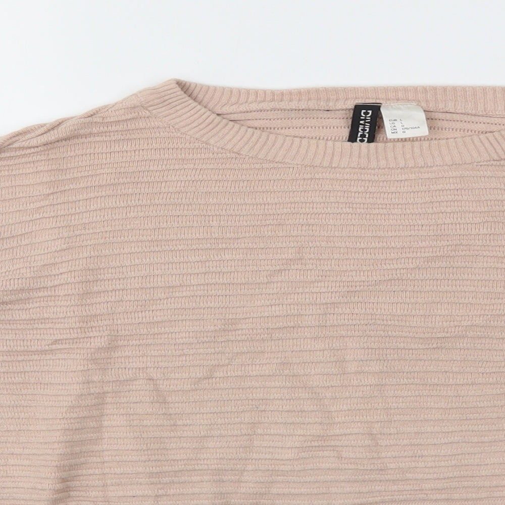 Womens UK Size L H&M Orange Pullover Jumper