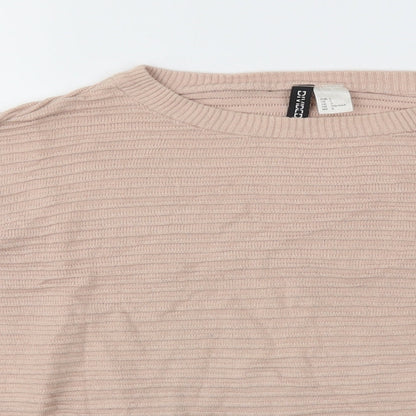 Womens UK Size L H&M Orange Pullover Jumper
