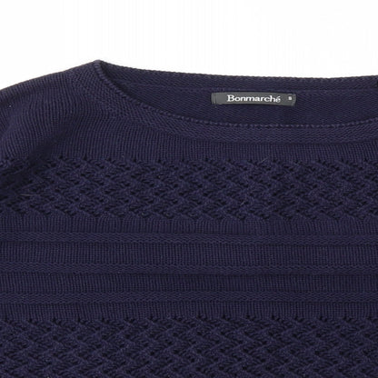 Womens UK Size S Bonmarché Blue Pullover Jumper