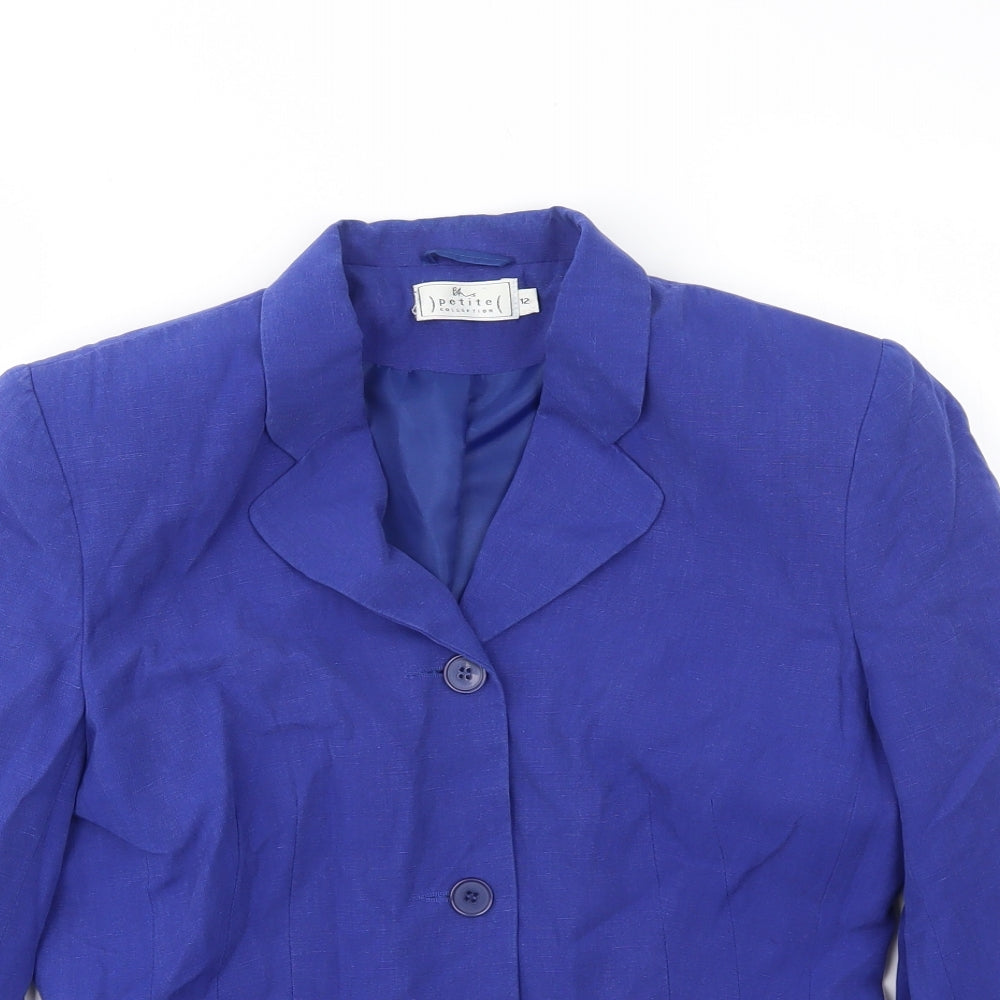 BHS Womens Blue   Jacket Blazer Size 12