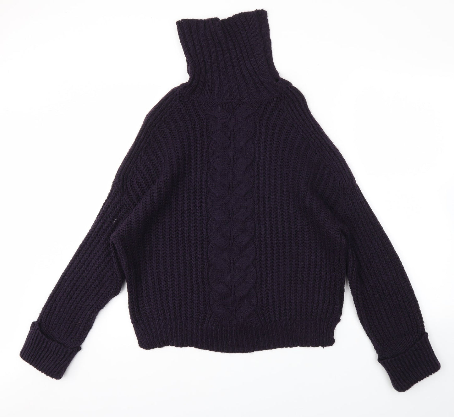 Womens UK Size M M&S Purple Pullover Jumper