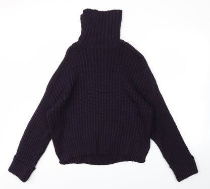 Womens UK Size M M&S Purple Pullover Jumper