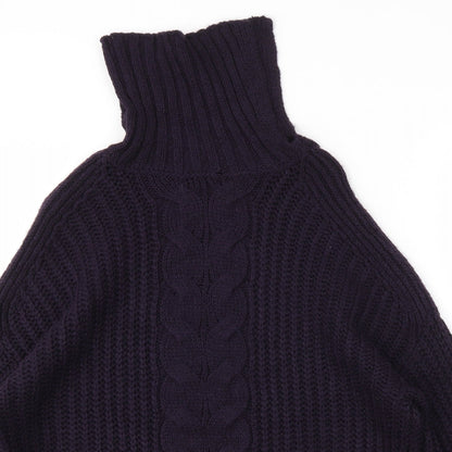 Womens UK Size M M&S Purple Pullover Jumper