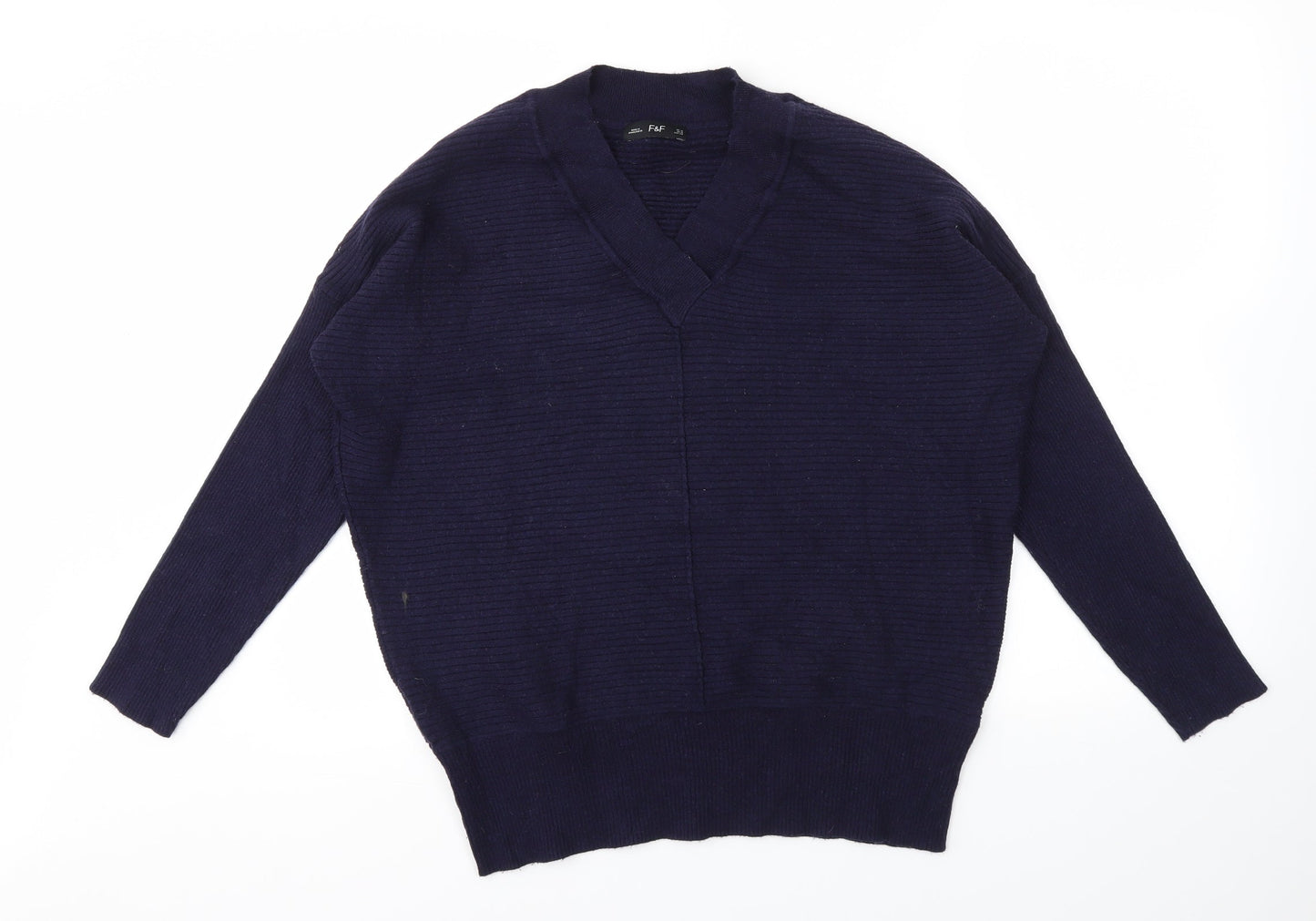 F&F Womens Blue   Pullover Jumper Size 14