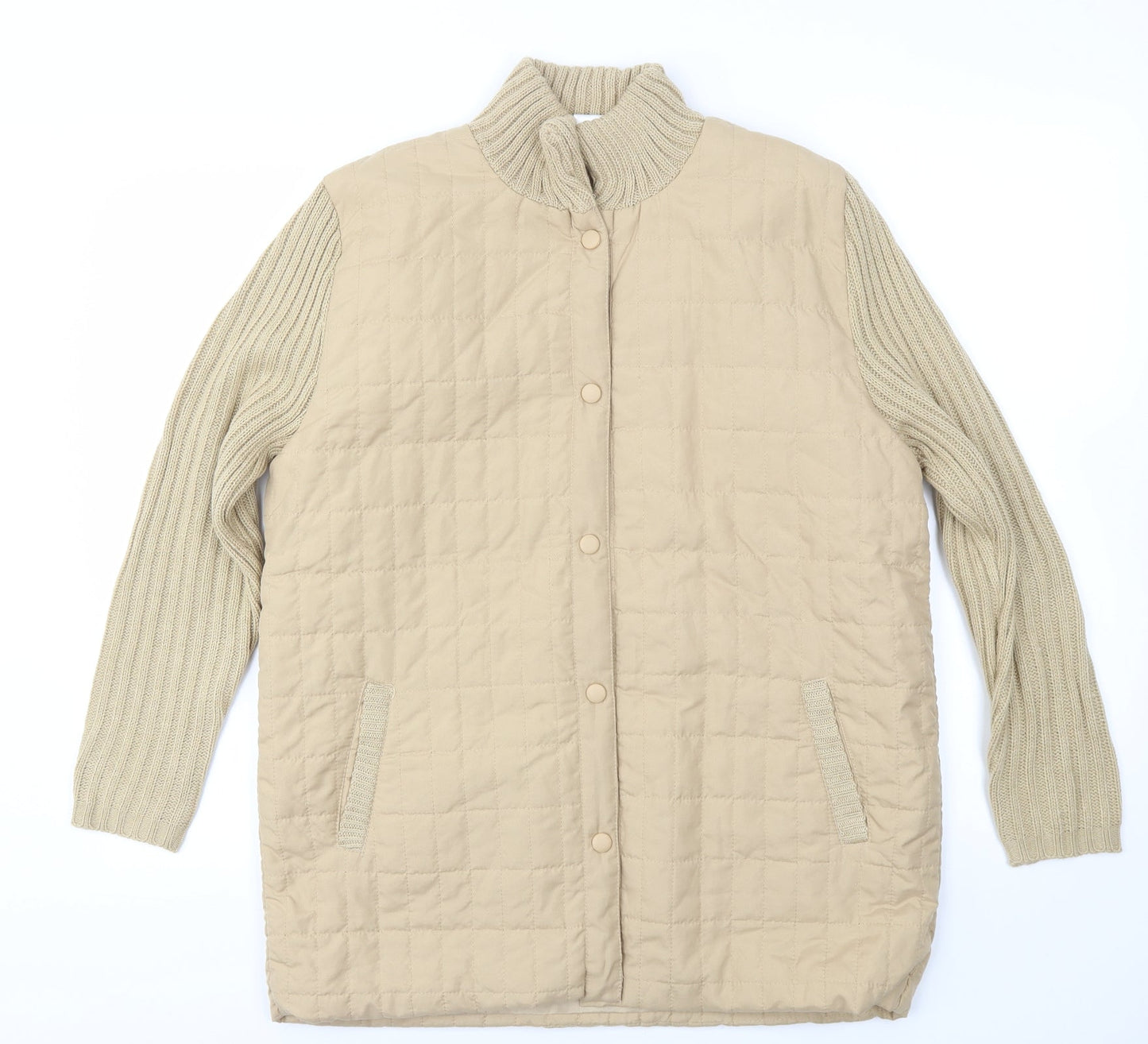 Damart Womens Beige   Jacket Coat Size M