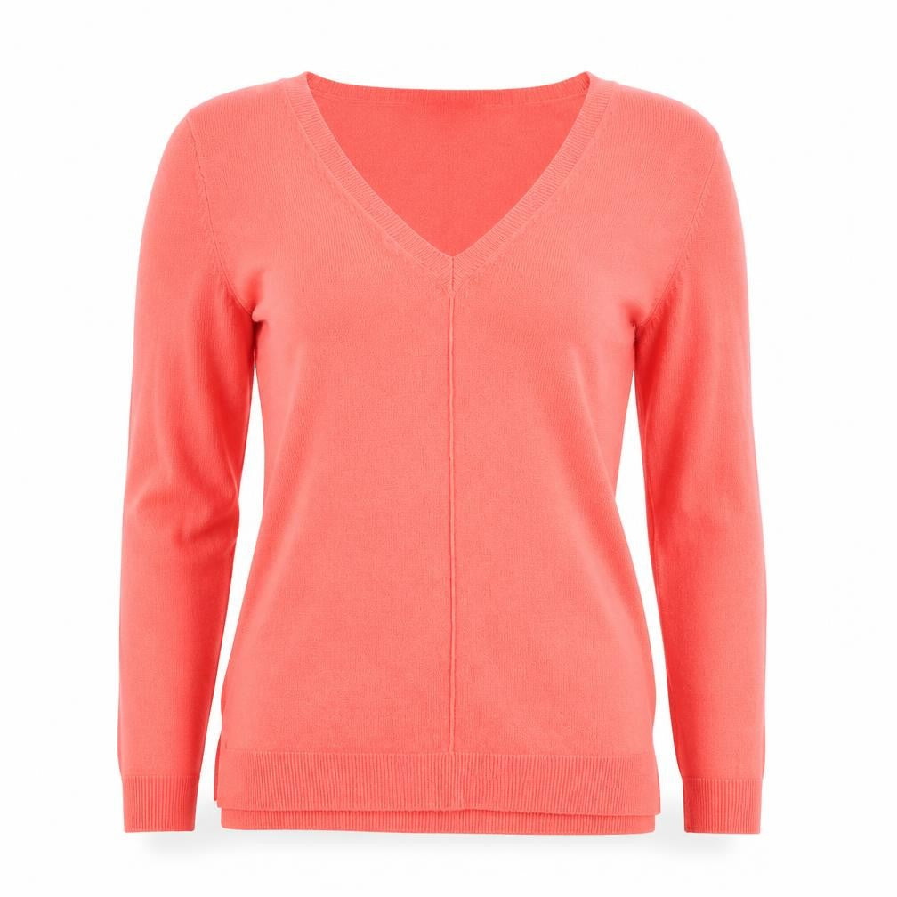Womens UK Size 10 Primark Orange Pullover Jumper