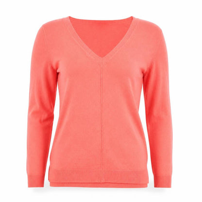 Womens UK Size 10 Primark Orange Pullover Jumper