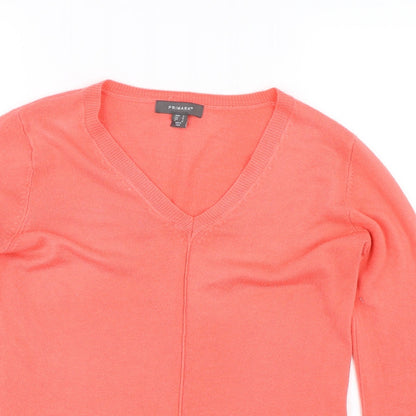 Primark Womens Orange   Pullover Jumper Size 10