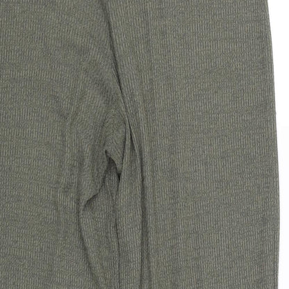 Womens UK Size 14 Matalan Regular Fit Capri Green Trousers