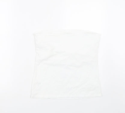 George Womens White   Wrap T-Shirt Size 14