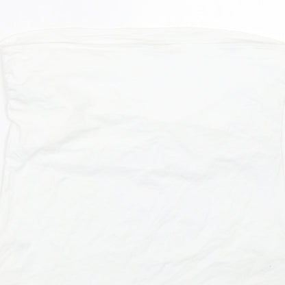 George Womens White   Wrap T-Shirt Size 14