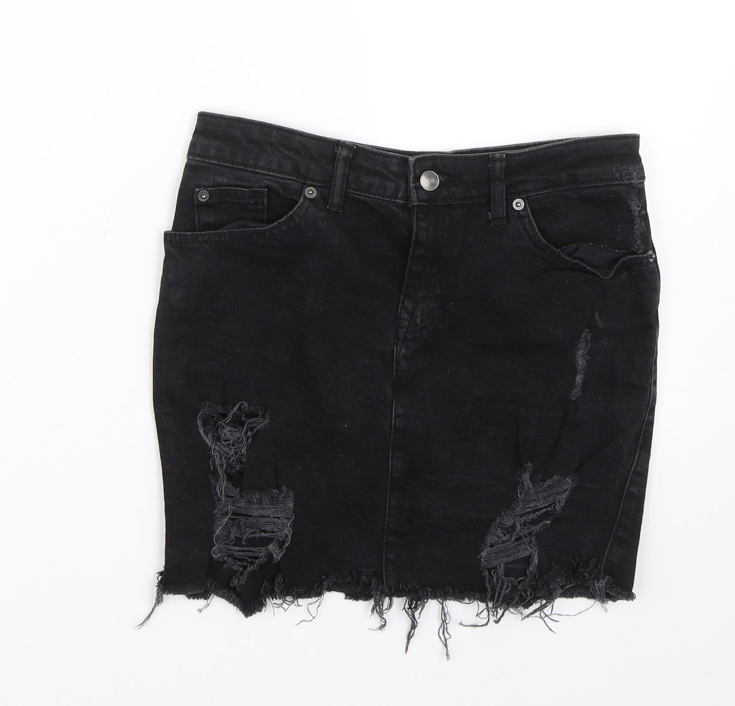 H&M Womens Black   Mini Skirt Size 6