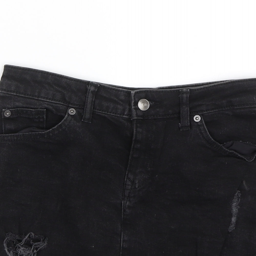 H&M Womens Black   Mini Skirt Size 6