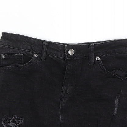 H&M Womens Black   Mini Skirt Size 6