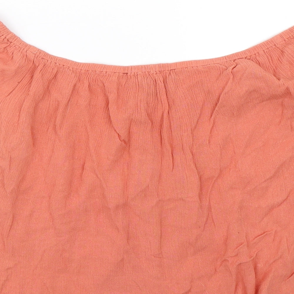 Womens UK Size 8 Atmosphere Pink Basic T-Shirt