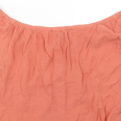Womens UK Size 8 Atmosphere Pink Basic T-Shirt