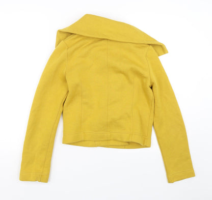 Womens UK Size 10 New Look Yellow Overcoat