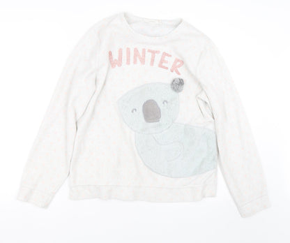 Womens secrets Womens Grey Polka Dot  Top Pyjama Top Size L  - Koala