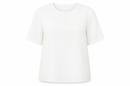 Womens UK Size 16 Berkertex White Basic Blouse