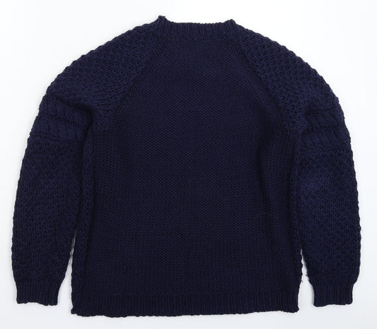 Womens UK Size 14 Dorothy Perkins Blue Pullover Jumper