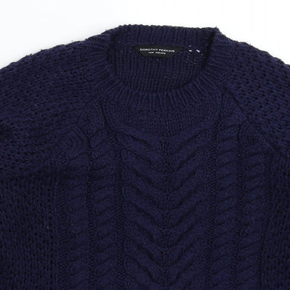 Womens UK Size 14 Dorothy Perkins Blue Pullover Jumper