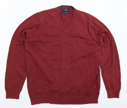 Marks and Spencer Mens Brown  Knit Pullover Jumper Size M