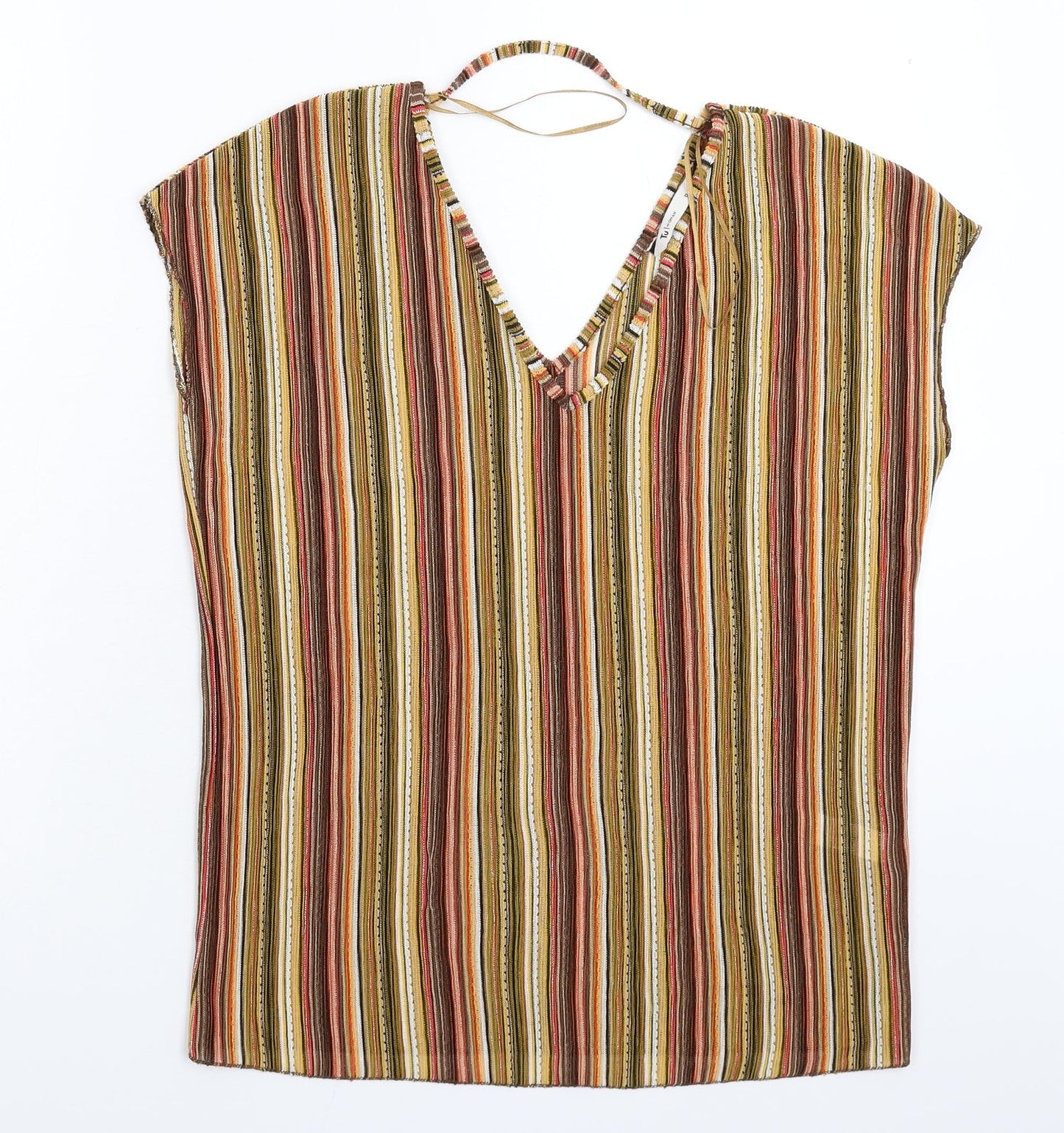 Womens UK Size 12 TU Multicoloured Basic Tank