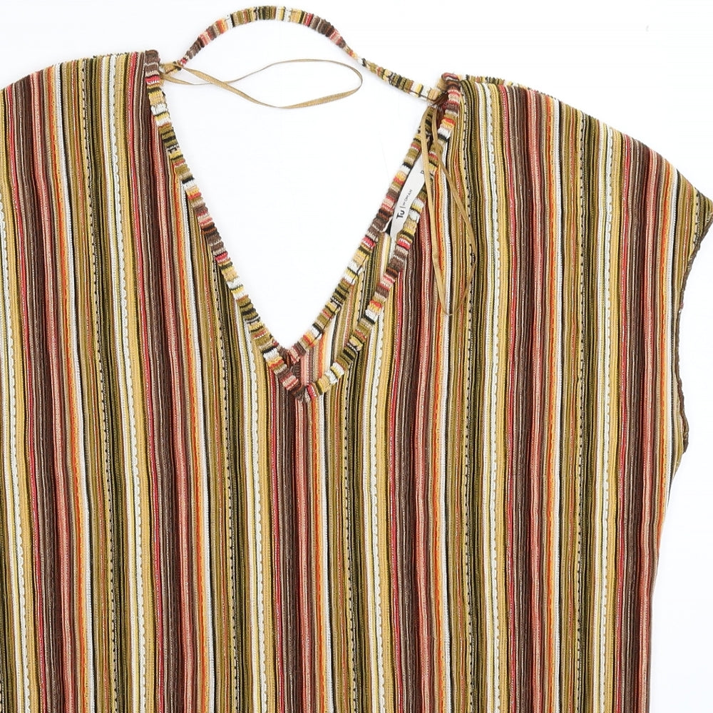 Womens UK Size 12 TU Multicoloured Basic Tank