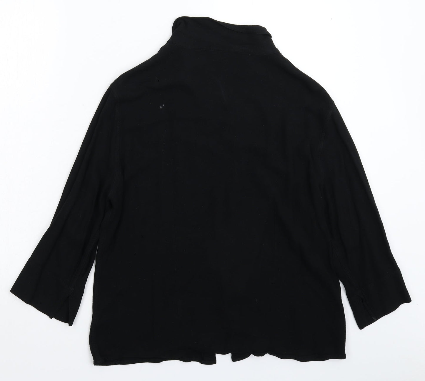 Offshoot Womens Black   Basic Button-Up Size L