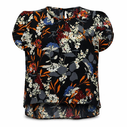 Womens UK Size 12 Marina Kaneva Black Basic Blouse