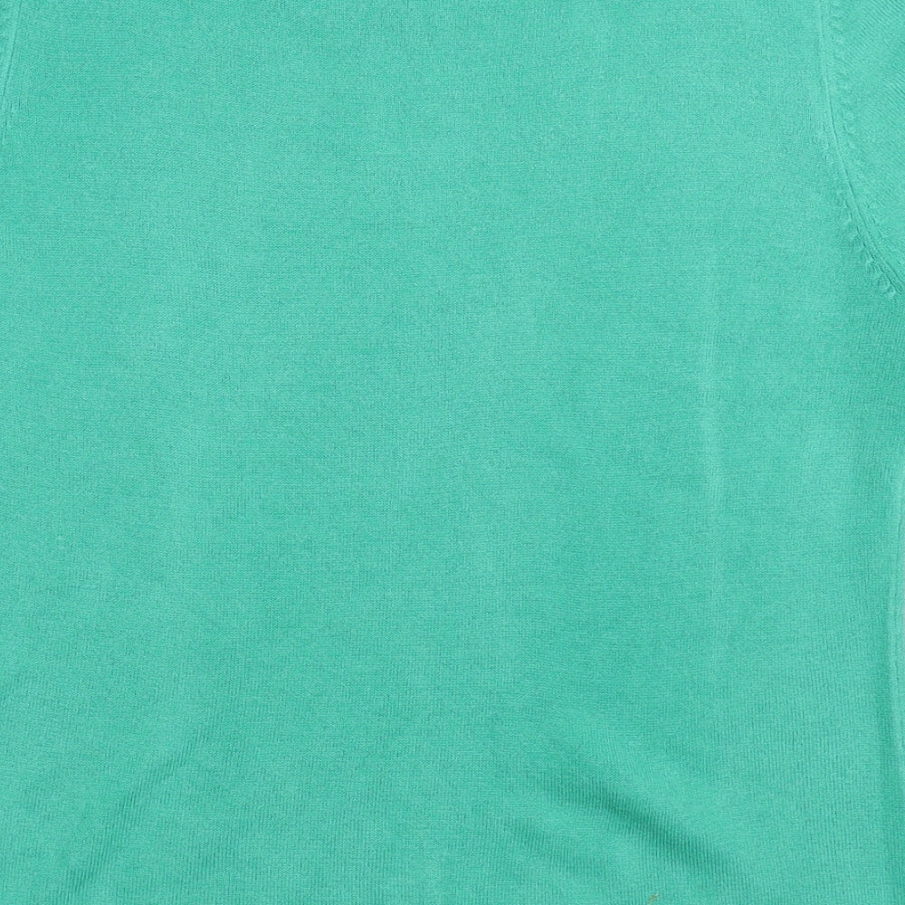 Womens UK Size M Marks and Spencer Green Pullover Jumper