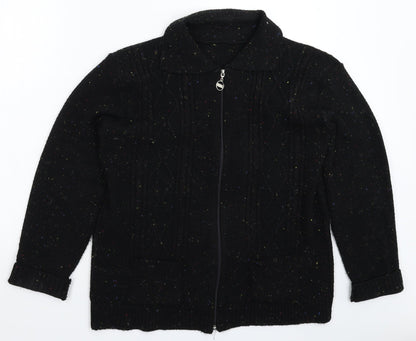 Womens UK Size L Preworn Black Jacket