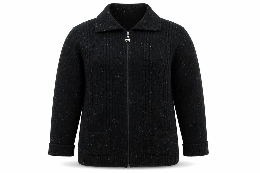 Womens UK Size L Preworn Black Jacket
