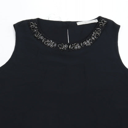 George Womens Black   Basic Blouse Size 12