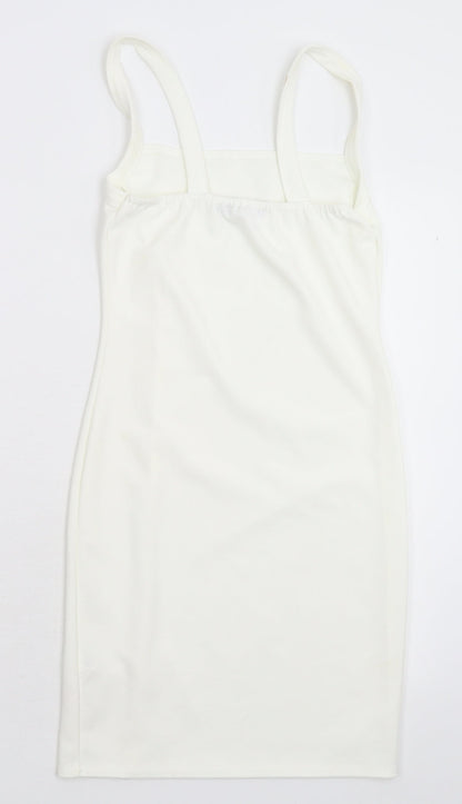 Nasty Gal Womens White   Bodycon  Size 6
