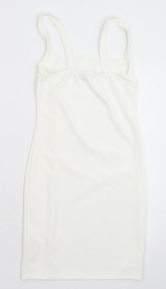 Nasty Gal Womens White   Bodycon  Size 6