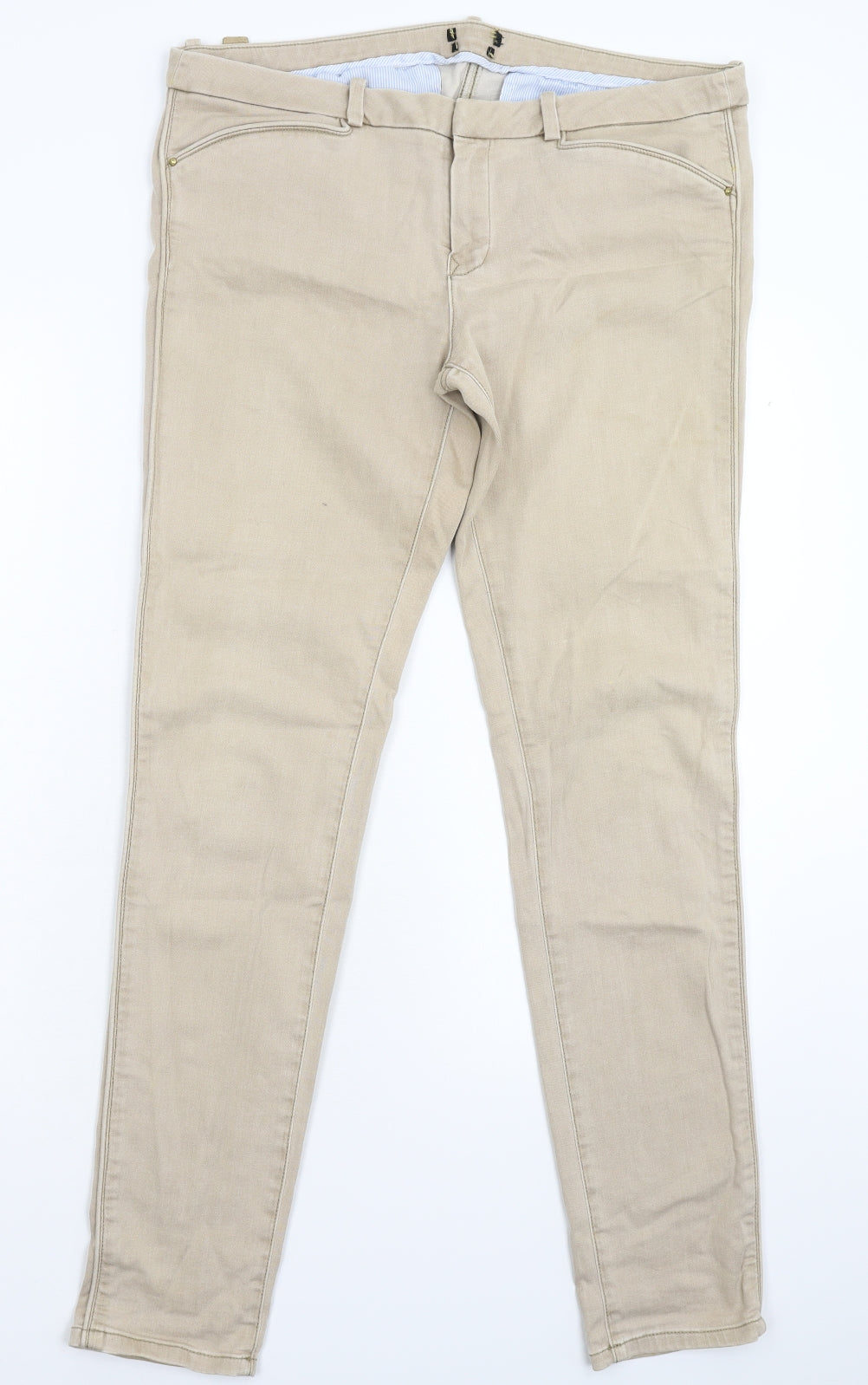Womens UK Size 36 in Preworn Extra-Slim Fit Skinny Grey Jeans