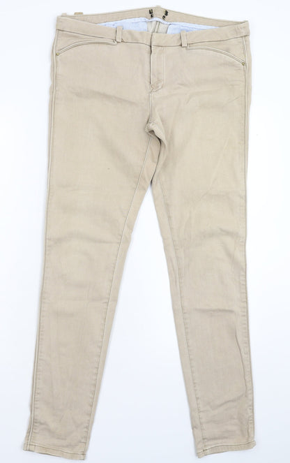 Womens UK Size 36 in Preworn Extra-Slim Fit Skinny Grey Jeans