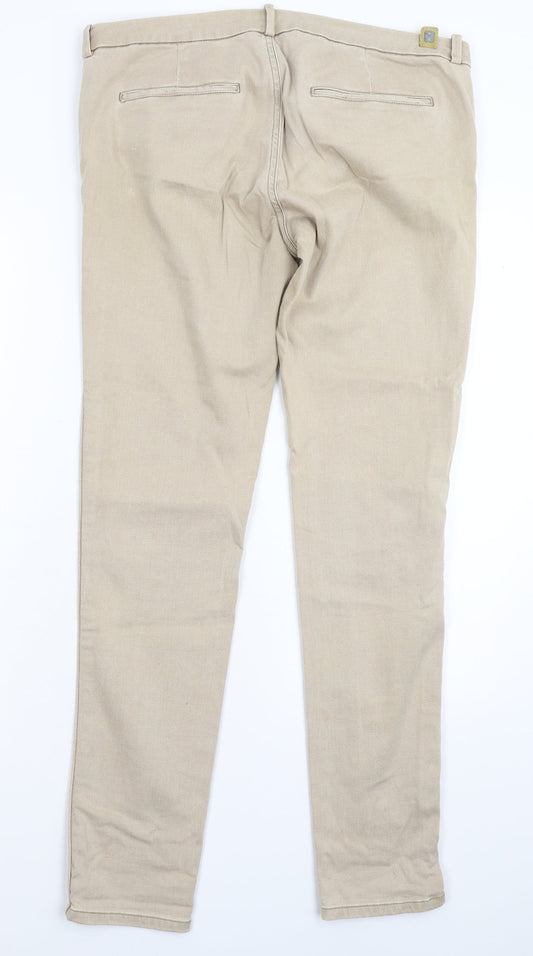 Womens UK Size 36 in Preworn Extra-Slim Fit Skinny Grey Jeans