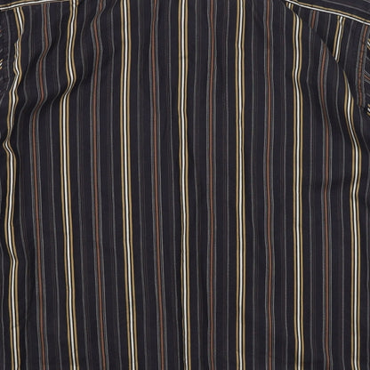 Mens UK Size L NEXT Black  Button-Up Long Sleeve Casual Shirt