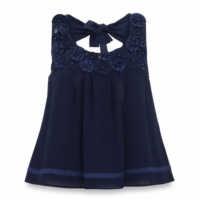 Womens UK Size 10 Dorothy Perkins Blue Basic Blouse