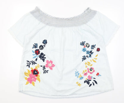 Denim Co Womens Beige   Basic T-Shirt Size 14