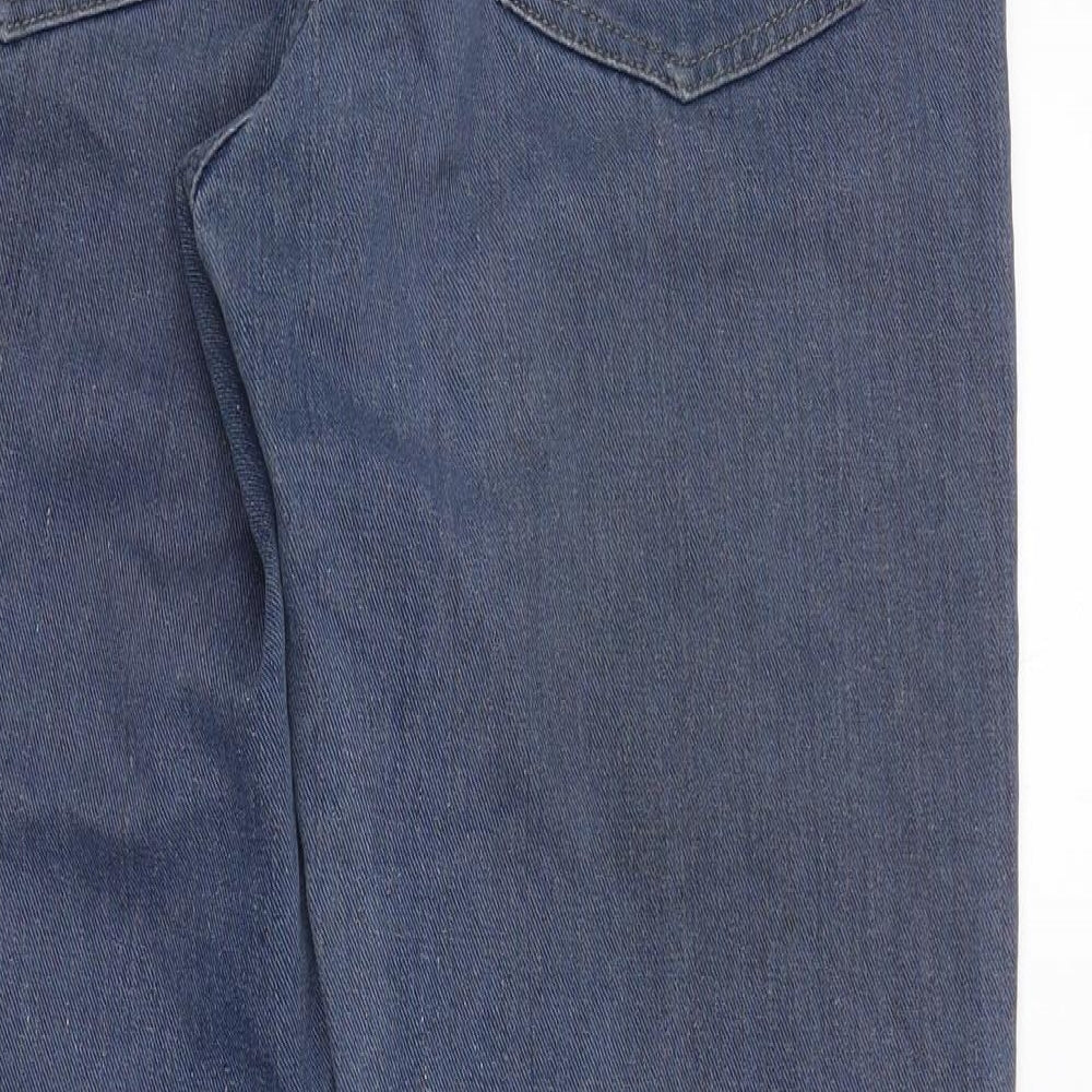 Mens UK Size 32 in Refined Regular Fit Straight Blue Jeans