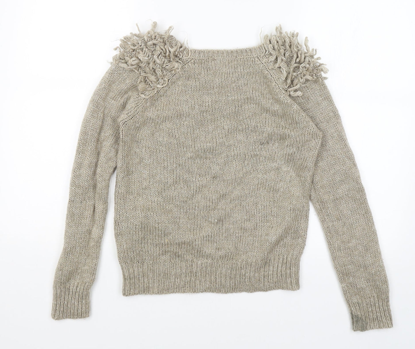 Womens UK Size 8 Internacionale Beige Pullover Jumper