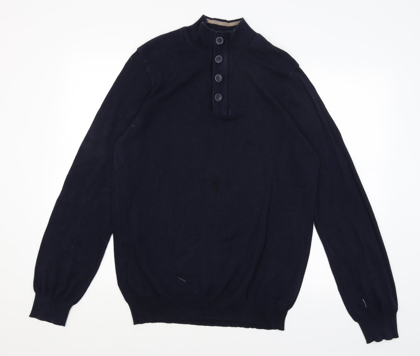 Brave Soul Mens Blue   Pullover Jumper Size L