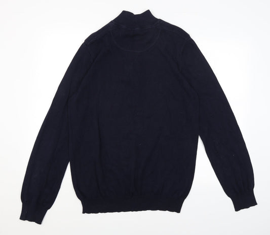 Brave Soul Mens Blue   Pullover Jumper Size L